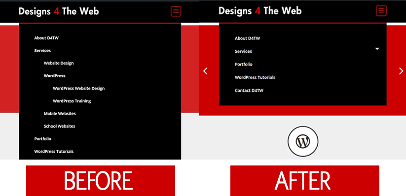 Toggle Divi Submenu Before and After